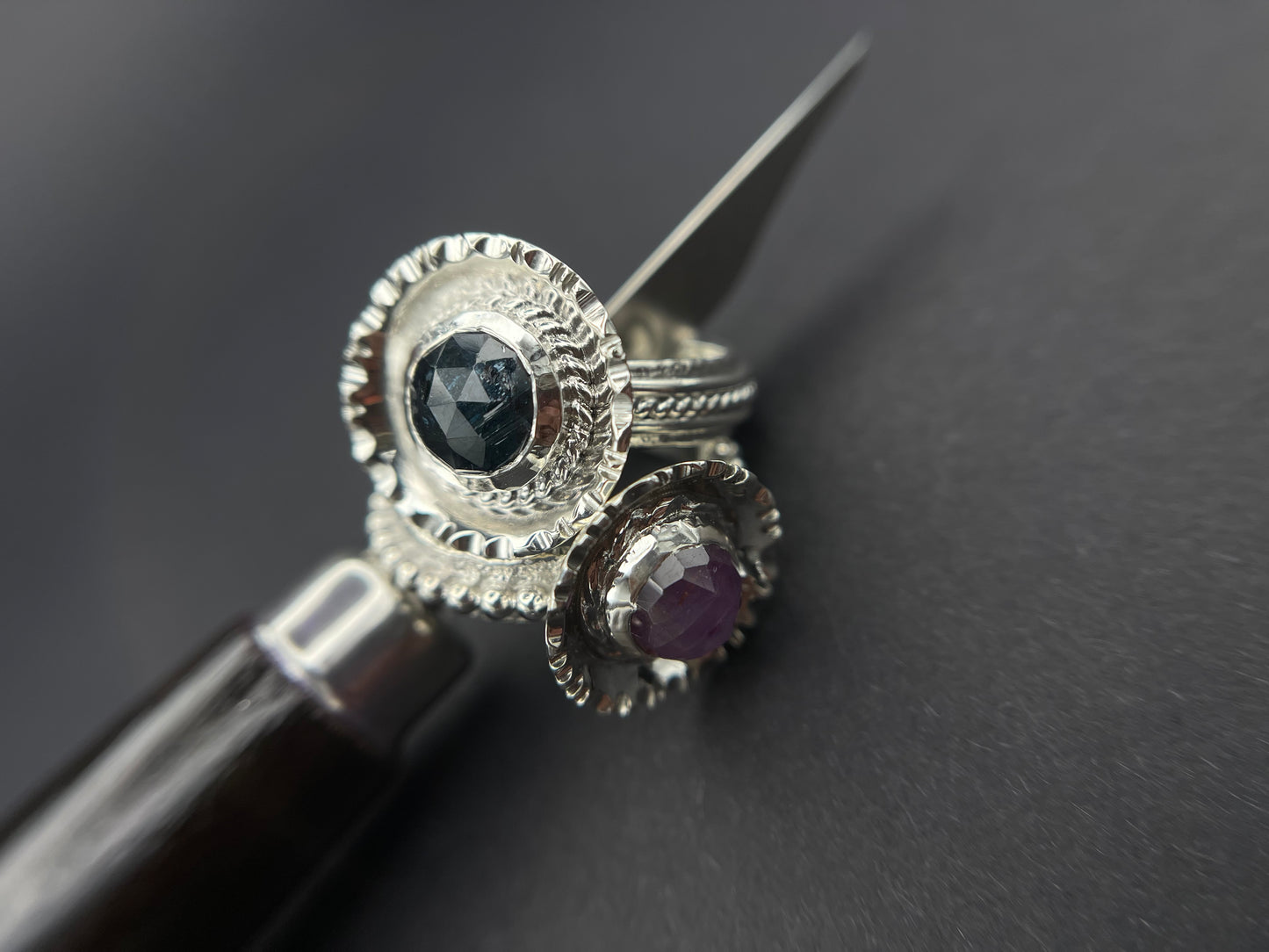 Kyanite Sterling Silver Statement Ring
